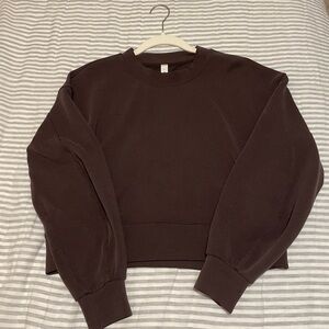 NWOT Lululemon Brown Ribbed Longsleeve